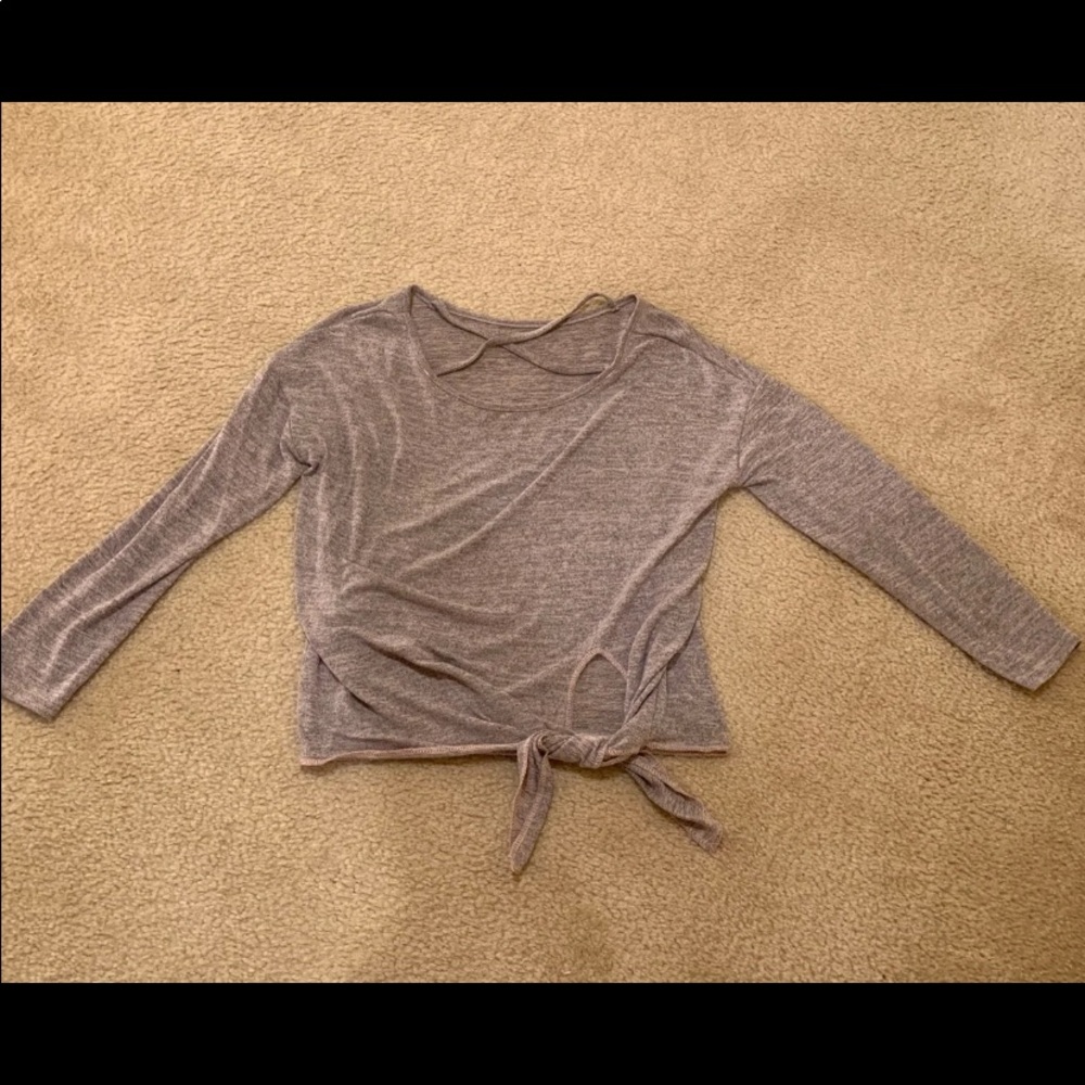 Papaya Cut Out Purple Top